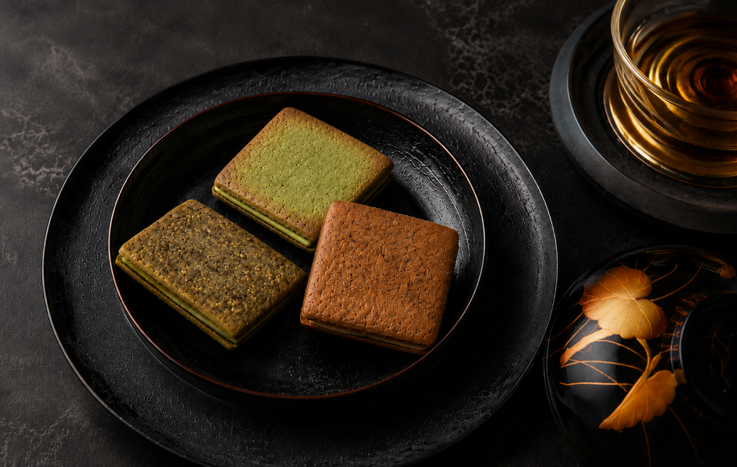 日本茶の個性を味わうラングドシャ